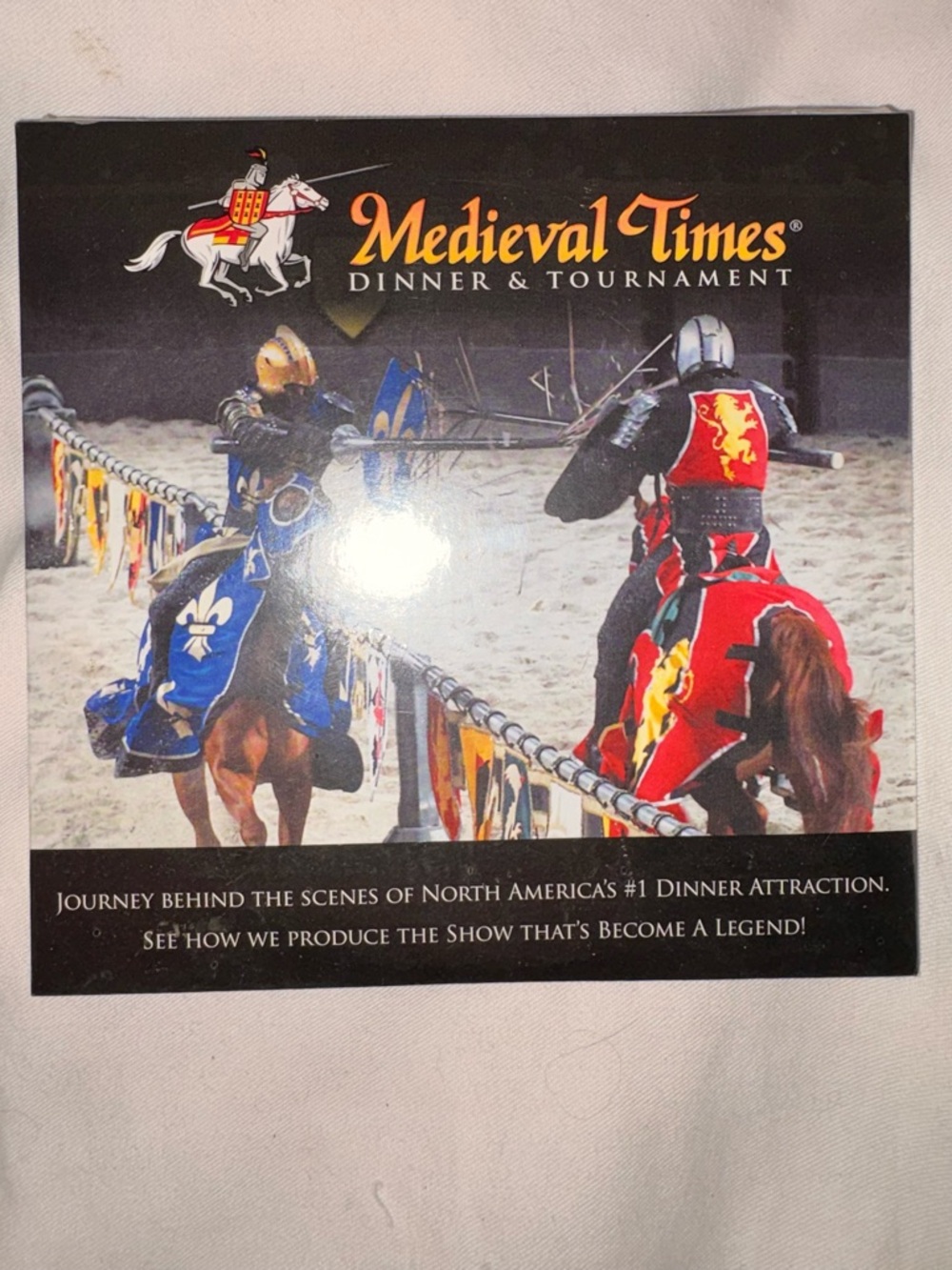 Medieval Times Dinner & Tournament Poster - Blue & Red Knights